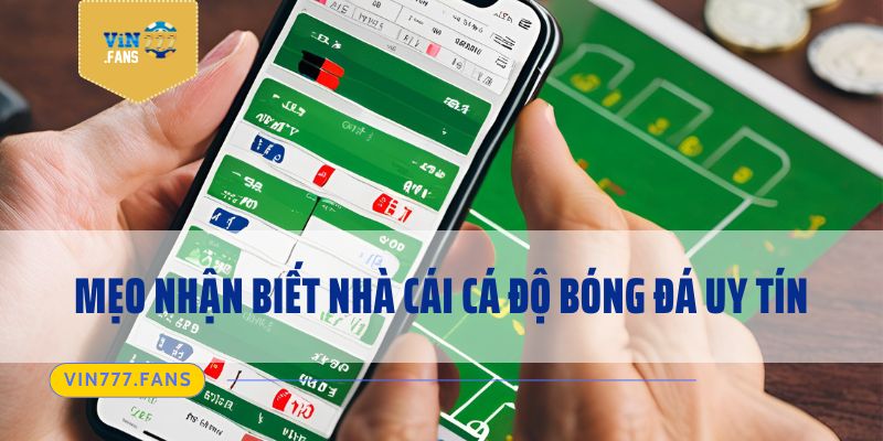 Mẹo nhận biết nhà cái cá độ bóng đá uy tín